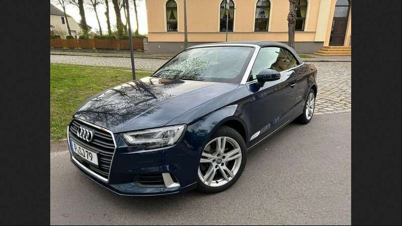 Blau Gebraucht 2017 Audi A3 Cabriolet Sport Cabrio | 13.450 € (Superpreis) - Bild 1/4