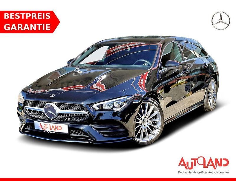 Schwarz Gebraucht 2021 Mercedes CLA200 AMG line Limousine | 28.990 € (Fairer Preis) - Bild 1/4