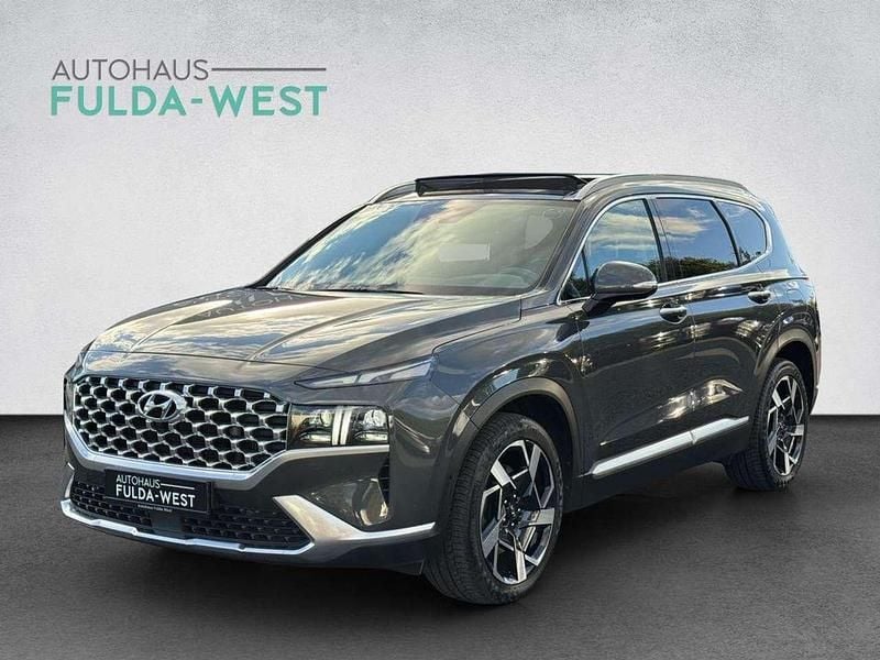 Grau Gebraucht 2021 Hyundai Santa Fe Prime SUV | 34.940 € (Fairer Preis) - Bild 1/4