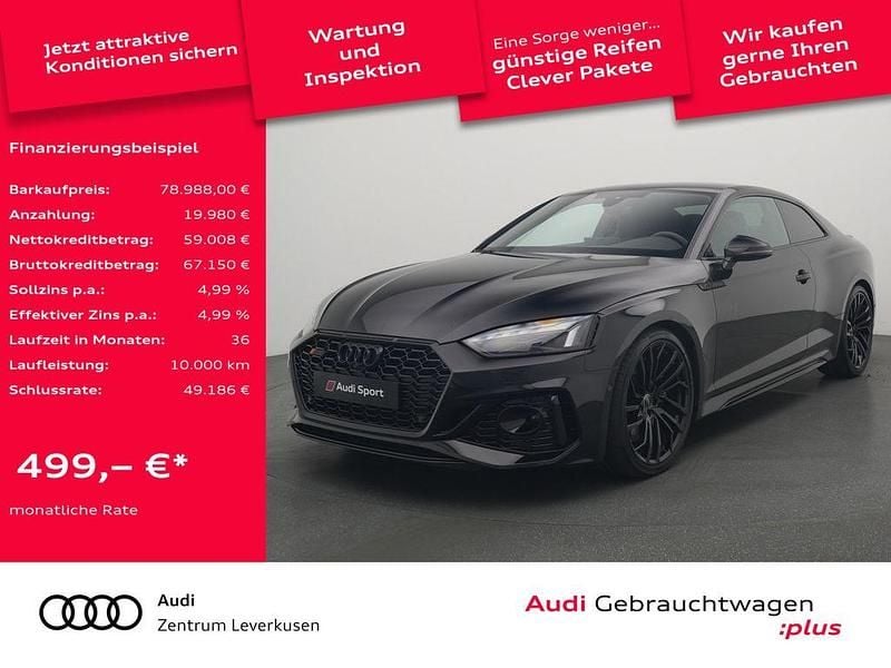Mythosschwarz Gebraucht 2023 Audi RS5 Ambiente Coupé | 78.988 € (Teuer) - Bild 1/4