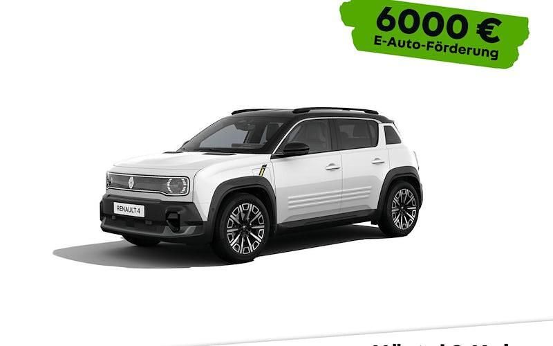 Neu Renault 4 E-Tech Iconic 110 kW (150 PS) 2026 Weiß SUV