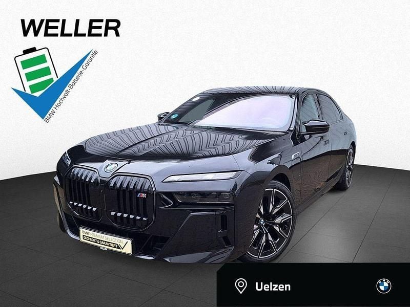 Black sapphire (schwarz) Gebraucht 2024 BMW M760e M Performance Limousine | 113.900 € (Guter Preis) - Bild 1/4