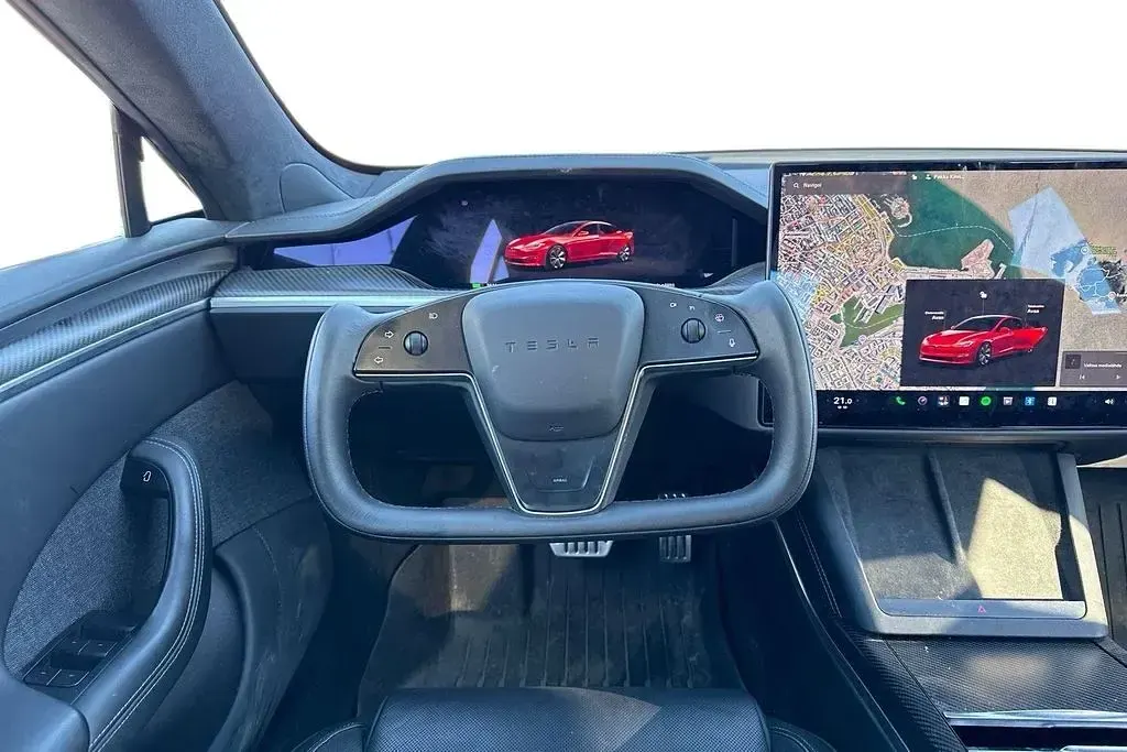 Usado Tesla Model S Plaid 759 kW (1033 CV) 2022 Rojo Utilitario
