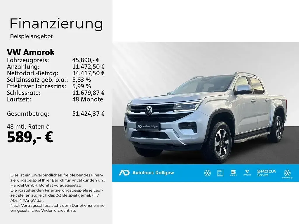 Gebraucht VW Amarok Style 205 PS (150 kW) 2023 Silber Pickup