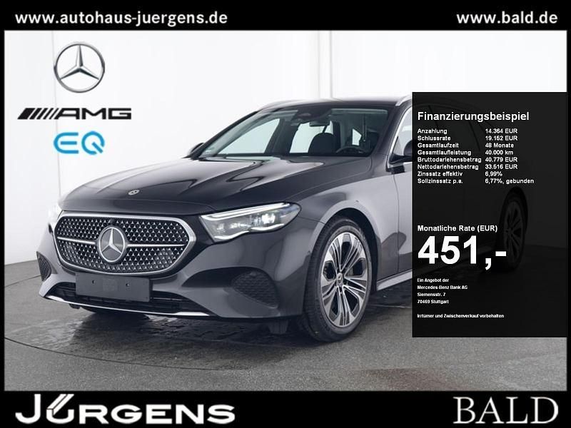 Grau graphitgrau metallic Gebraucht 2024 Mercedes E300 Avantgarde Kombi | 47.770 € (Superpreis) - Bild 1/4