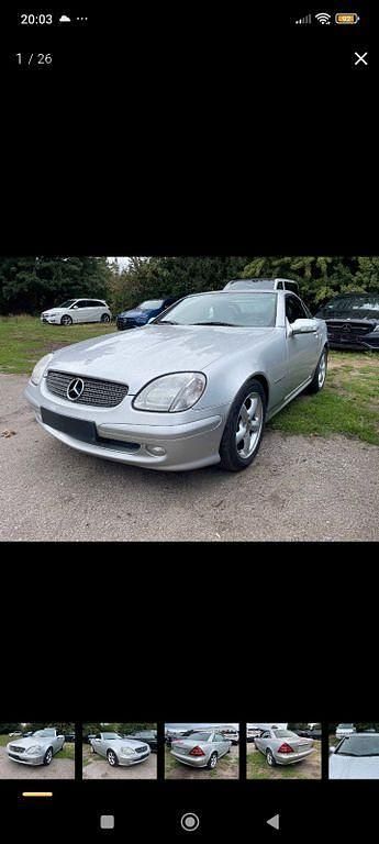 Silber Gebraucht 2000 Mercedes SLK230 Cabrio | 5.400 € (Fairer Preis) - Bild 1/4
