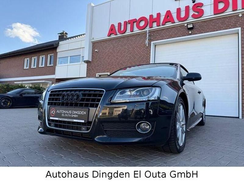 Schwarz Gebraucht 2011 Audi Cabriolet S-Line Cabrio | 12.950 € - Bild 1/4