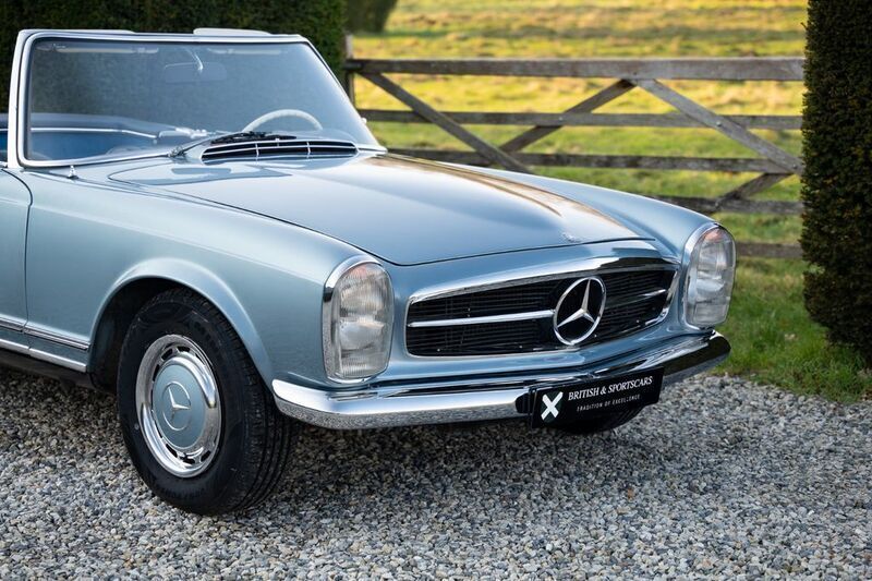 Gebraucht Mercedes SL280 170 PS (125 kW) 1969 Blau Cabrio