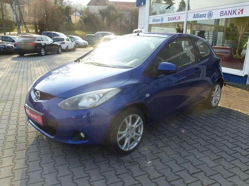 Gebraucht Mazda 2 Inclusive 86 PS (63 kW) 2008 Nereusblau metallic Kleinwagen