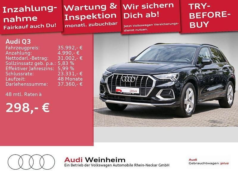 Mythosschwarz metallic Gebraucht 2024 Audi Q3 Advanced Plus SUV | 35.992 € (Guter Preis) - Bild 1/2