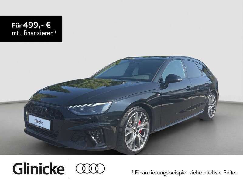 Mythosschwarz metallic Gebraucht 2024 Audi A4 S-Line Kombi | 39.480 € (Fairer Preis) - Bild 1/3