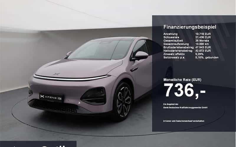 Violett Neu 2025 XPENG G6 AWD Performance SUV | 53.590 € (Fairer Preis) - Bild 1/4
