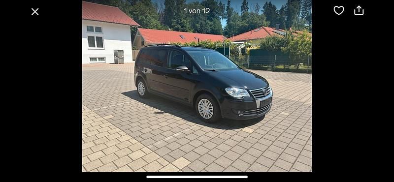 Gebraucht VW Touran 140 PS (102 kW) 2009 Schwarz Van / Kleinbus