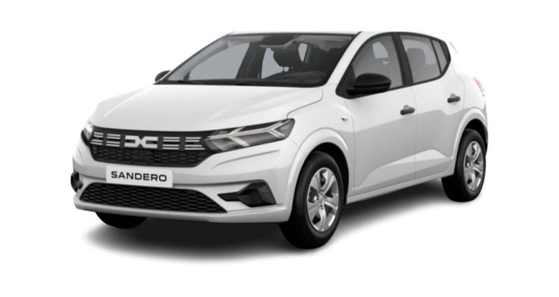 Weiß Neu 2025 Dacia Sandero Essentiel Kleinwagen | 13.479 € - Bild 1/4