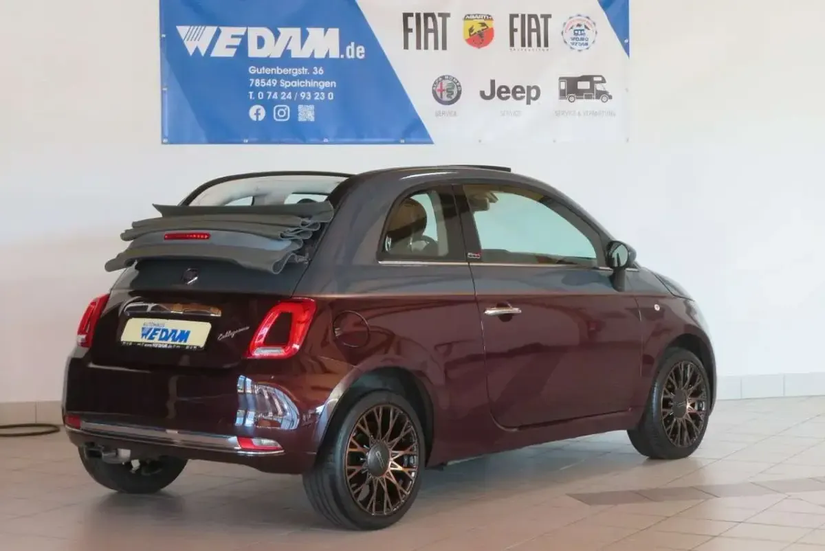 Gebraucht Fiat 500C Collezione 69 PS (50 kW) 2018 Rot Cabrio
