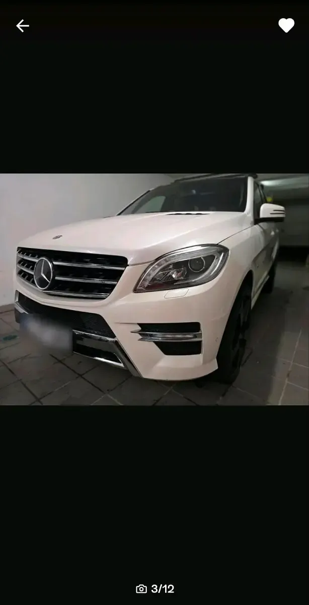 Brugt Mercedes ML250 2012 Hvid SUV