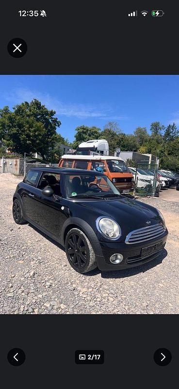 Gebraucht Mini ONE 98 PS (72 kW) 2010 Schwarz Kleinwagen
