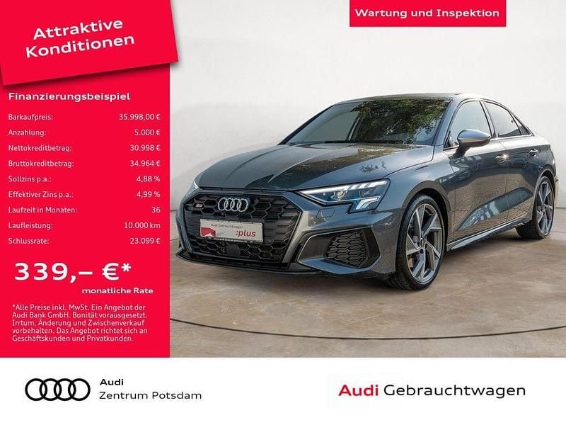 Daytonagrau perleffekt Gebraucht 2022 Audi S3 Sport Limousine | 35.998 € (Guter Preis) - Bild 1/4