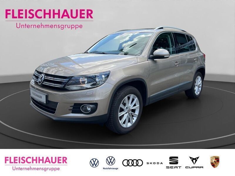 Beige Gebraucht 2011 VW Tiguan Sportline SUV | 14.440 € (Teuer) - Bild 1/4