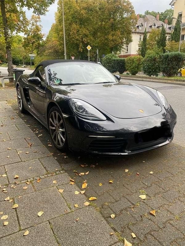 Schwarz Gebraucht 2017 Porsche 718 Boxster Cabrio | 46.100 € (Guter Preis) - Bild 1/4