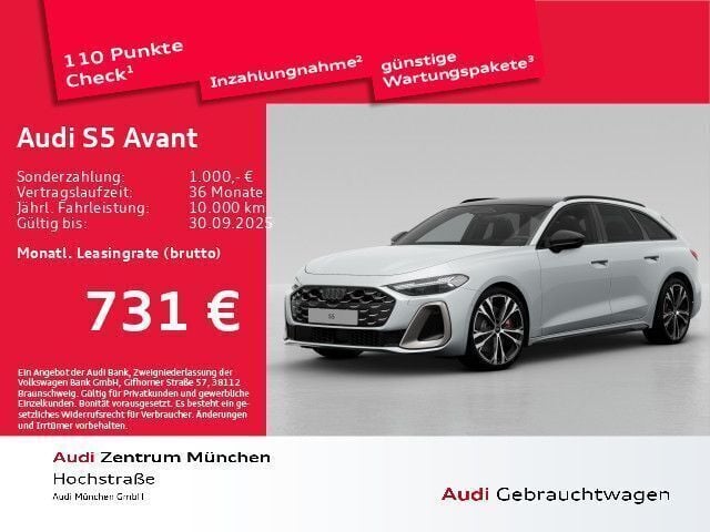 Gebraucht Audi S5 Edition .1 367 PS (269 kW) 2025 Gletscherweiß metallic Kombi
