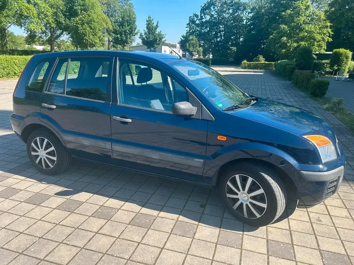 Gebraucht Ford Fusion 80 PS (58 kW) 2009 Blau Kleinwagen