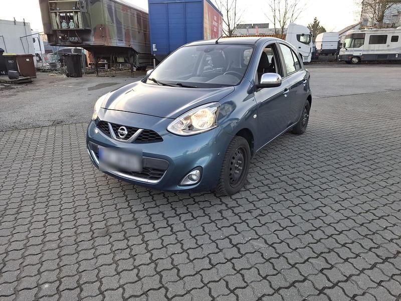 Grün Gebraucht 2014 Nissan Micra Kleinwagen | 3.870 € (Superpreis) - Bild 1/4