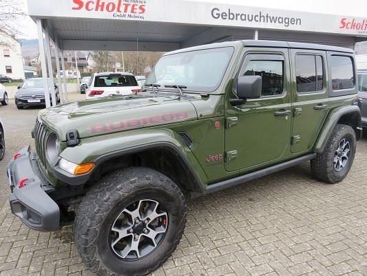 Grün Gebraucht 2022 Jeep Wrangler Unlimited Rubicon SUV | 51.900 € (Fairer Preis) - Bild 1/4