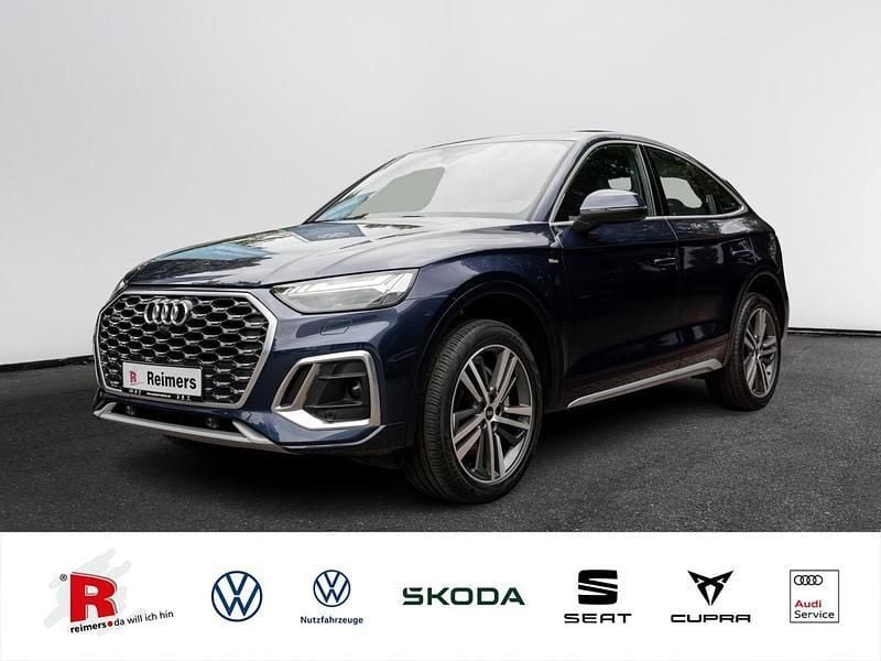 Blau Gebraucht 2022 Audi Q5 Sportback S-Line SUV | 48.990 € (Fairer Preis) - Bild 1/4