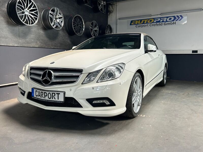 Weiß Gebraucht 2010 Mercedes E350 AMG Cabrio | 19.790 € (Etwas zu teuer) - Bild 1/4