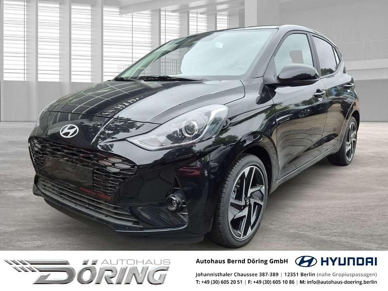Phantom black / met (schwarz) Gebraucht 2024 Hyundai i10 Prime Kleinwagen | 18.980 € (Etwas zu teuer) - Bild 1/4
