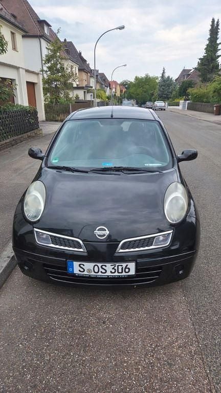 Schwarz Gebraucht 2008 Nissan Micra Kleinwagen | 3.000 € (Fairer Preis) - Bild 1/4