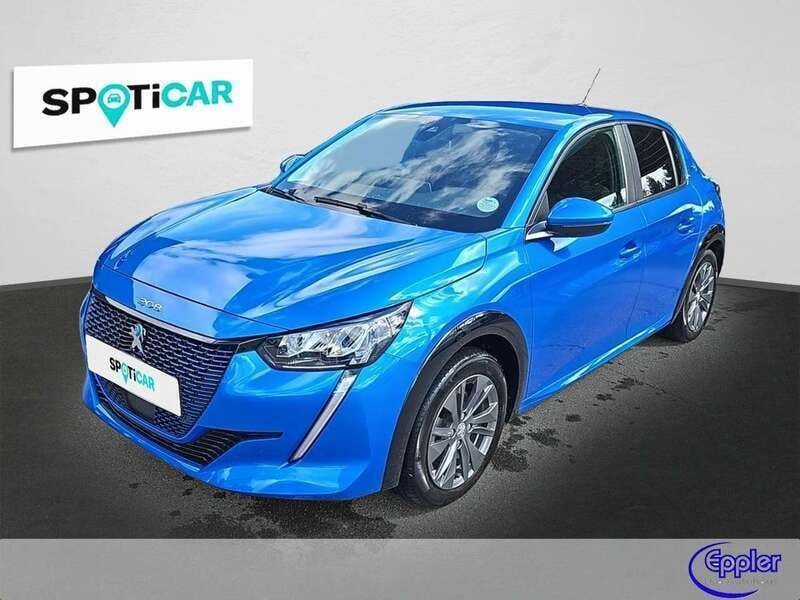 Blau Gebraucht 2021 Peugeot e-208 Active Kleinwagen | 15.190 € (Fairer Preis) - Bild 1/4