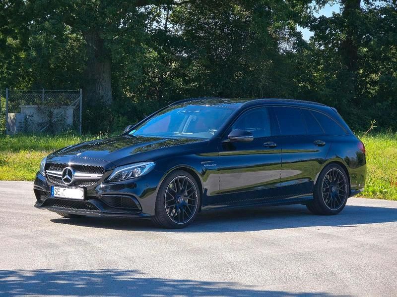 Schwarz Gebraucht 2015 Mercedes C63 AMG AMG Kombi | 29.999 € (Guter Preis) - Bild 1/4