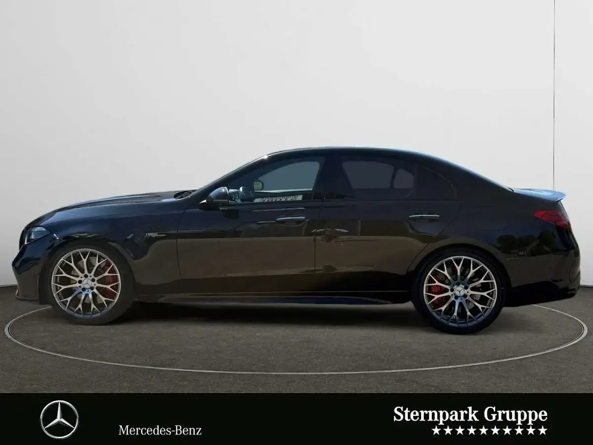 Gebraucht Mercedes C63 AMG AMG 476 PS (350 kW) 2024 Lack obsidianschwarz Limousine