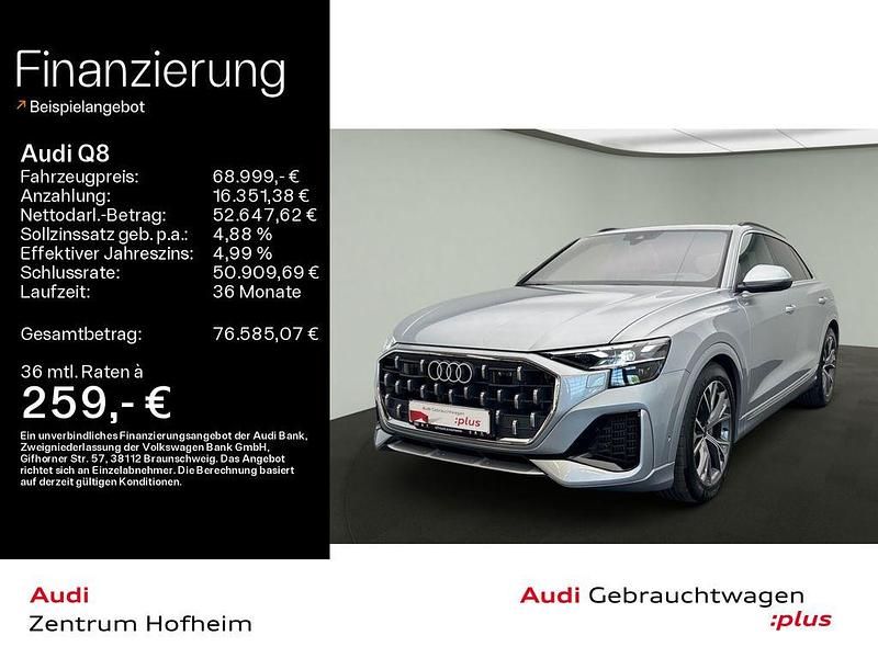Satellitsilber metallic Gebraucht 2024 Audi Q8 S-Line SUV | 68.999 € (Superpreis) - Bild 1/4
