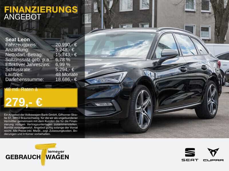 Gebraucht Seat Leon FR 131 PS (96 kW) 2022 Schwarz Kombi