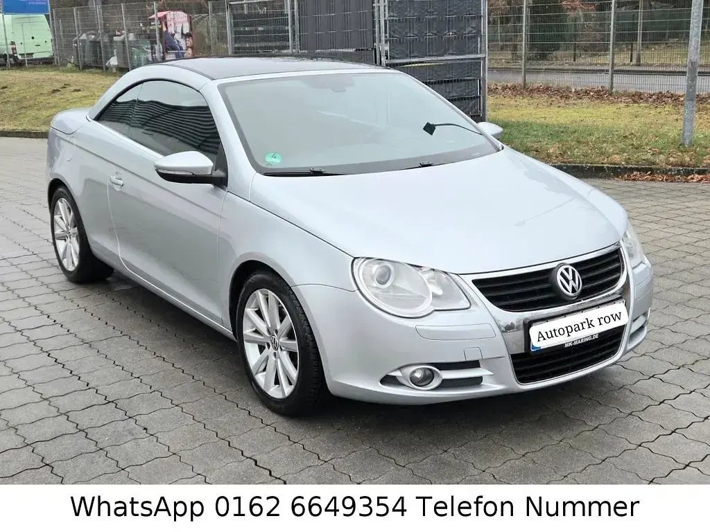 Brugt VW Eos 140 HK (102 kW) 2010 Sølv Cabriolet