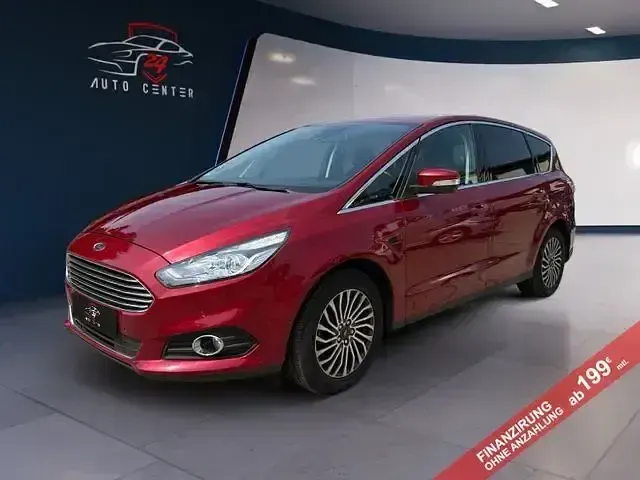 Gebraucht Ford S-MAX Titanium 150 PS (110 kW) 2019 Rot Van / Kleinbus