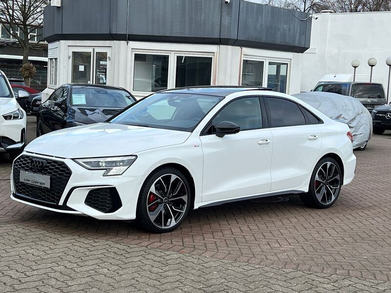 Ibisweiß Neu 2024 Audi A3 Black Edition Limousine | 44.890 € (Fairer Preis) - Bild 1/4
