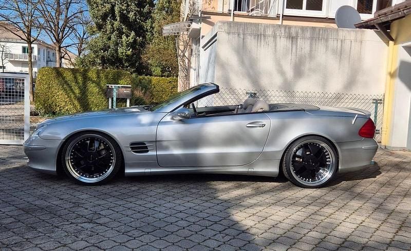 Gebraucht Mercedes SL500 306 PS (225 kW) 2002 Silber Cabrio