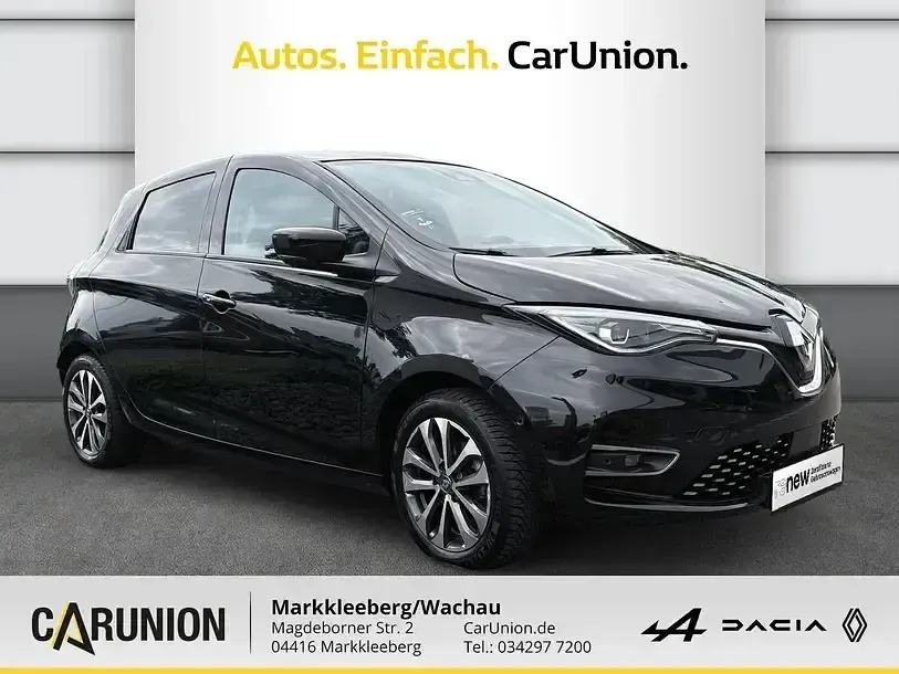 Gebraucht Renault Zoe Intens 100 kW (136 PS) 2021 Blackpearlschwarz Kleinwagen