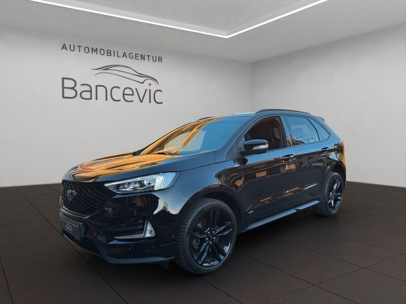 Obsidianschwarz (metallic) Gebraucht 2020 Ford Edge ST-Line SUV | 27.799 € (Guter Preis) - Bild 1/4