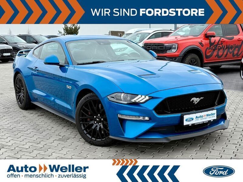 Blau Gebraucht 2020 Ford Mustang GT Coupé | 43.990 € (Etwas zu teuer) - Bild 1/4