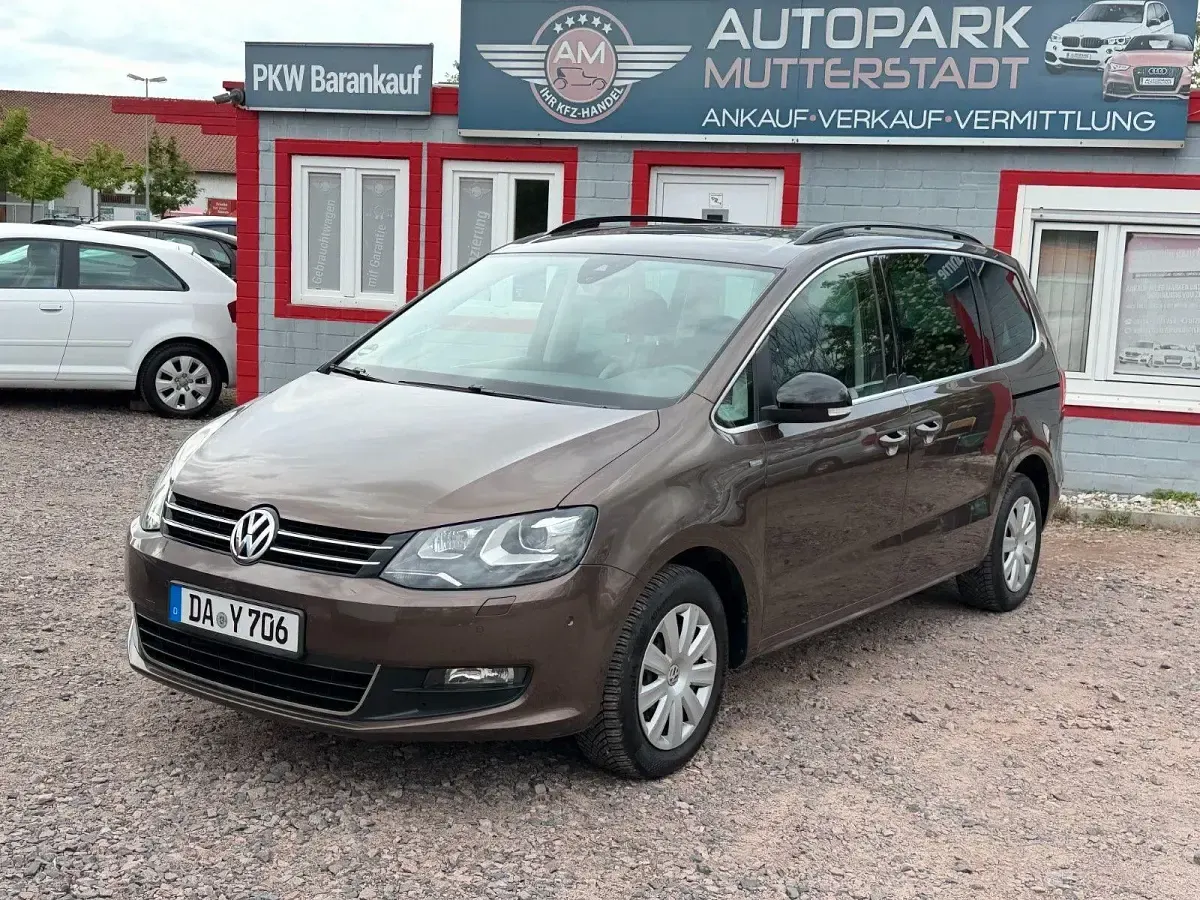Gebraucht VW Sharan Match 150 PS (110 kW) 2012 Braun Van / Kleinbus