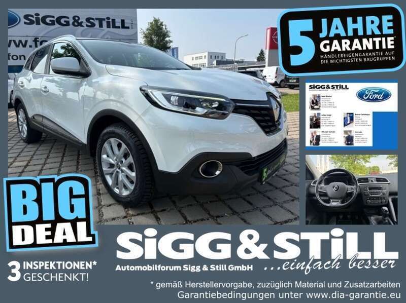 Weiss nacre Gebraucht 2018 Renault Kadjar Experience SUV | 11.950 € (Fairer Preis) - Bild 1/4