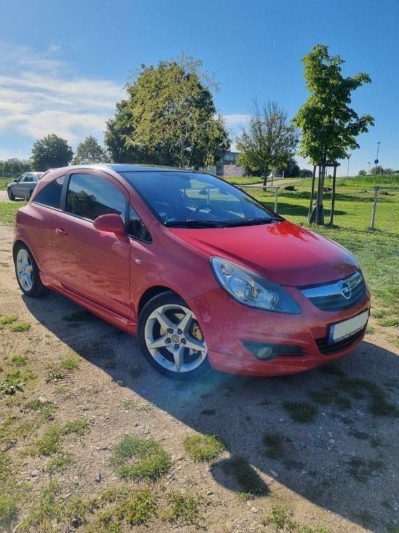 Rot Gebraucht 2008 Opel Corsa Limousine | 3.250 € (Guter Preis) - Bild 1/4