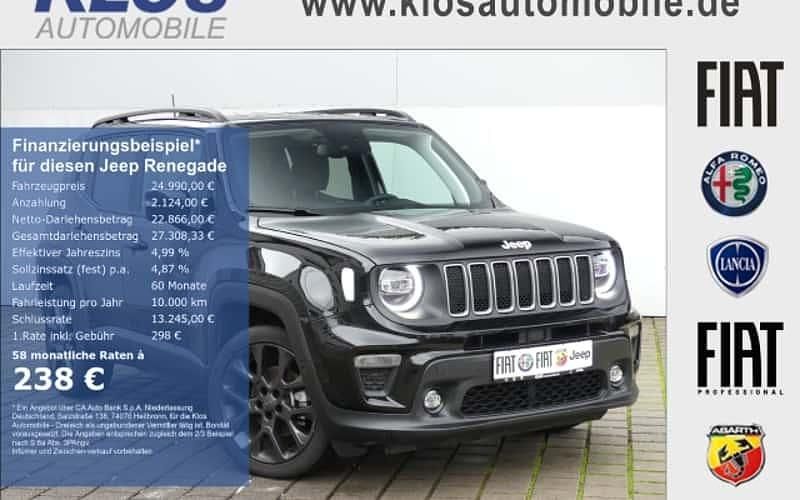 Schwarz Gebraucht 2024 Jeep Renegade SUV | 24.990 € (Guter Preis) - Bild 1/4