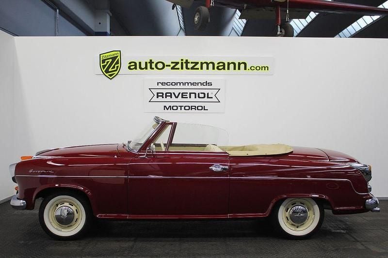 Rot Gebraucht 1956 Borgward Isabella Cabrio | 127.900 € - Bild 1/4