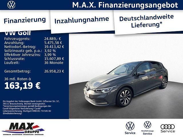 Grau Gebraucht 2022 VW Golf Active Limousine | 24.889 € (Fairer Preis) - Bild 1/3